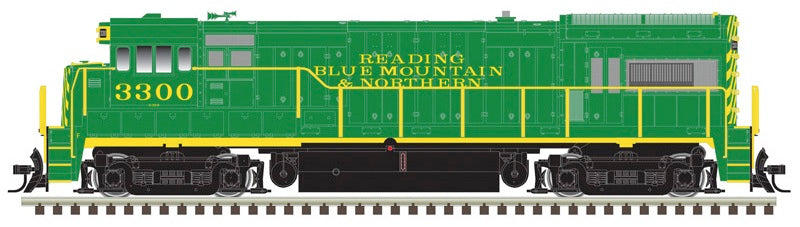 Atlas 10005240 HO U33B Gold Reading Blue Mountain & Northern #3300