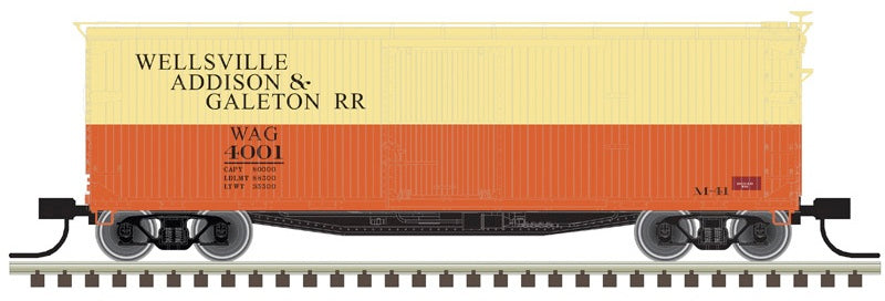 Atlas 50007966 N USRA double sheathed box car Wellsville Addison & Galeton 4003