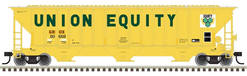 Atlas Trainman 50007816 N Thrall 4750 covered hopper First Union Rail GROX 60668
