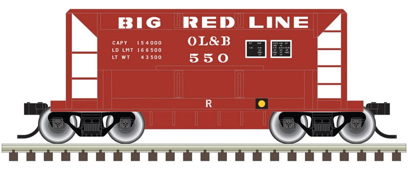 Atlas Trainman 50007862 N 70-ton ore car Omaha Lincoln & Beatrice 550