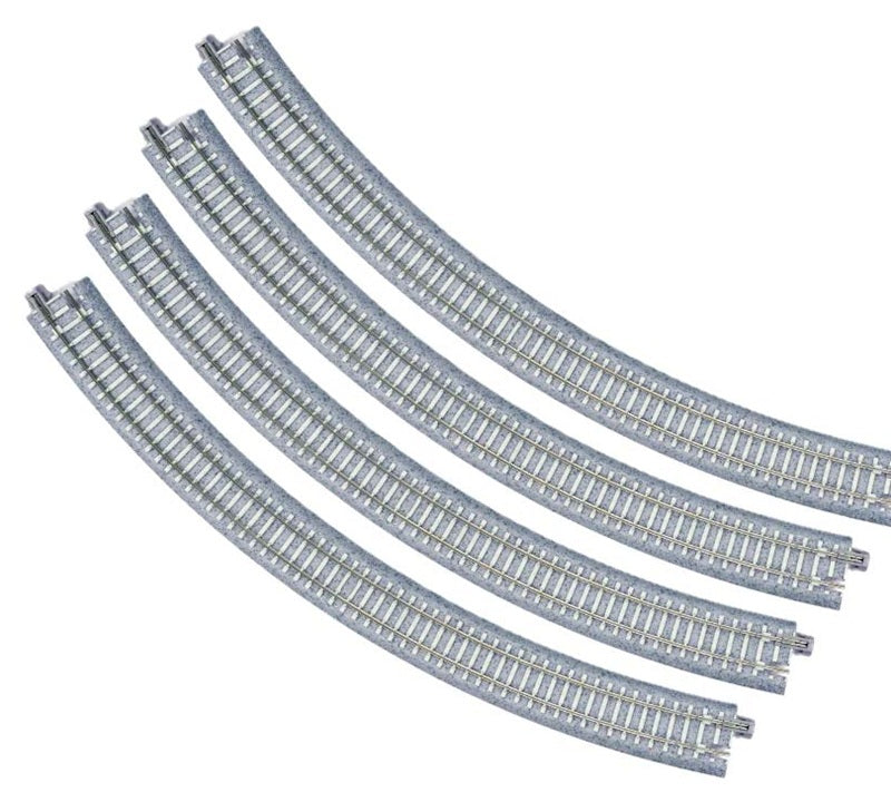 KATO 20-135 N Scale Unitrack Concrete Tie R348mm 45 Degree Curved Track 4-Pack