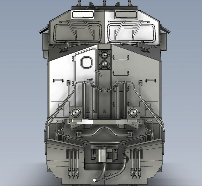 Broadway Limited Imports 10817 HO GE ES44AC, BNSF Railway #250, "Liberty" Scheme, Stealth Series, No-Sound / DCC-Ready, HO