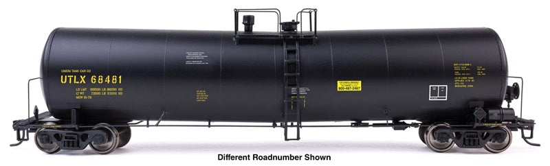 Walthers Proto HO 54' 23,000-Gallon Funnel-Flow Tank Car, Union Tank Car UTLX #68583