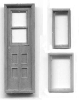 Grandt Line 3811 O Scale SR&RL 2 ft Coach #20 Door and Window Set