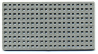 Grandt Line 3906 Ship Model Hatch Gratings .100" Square Holes - pkg(2)