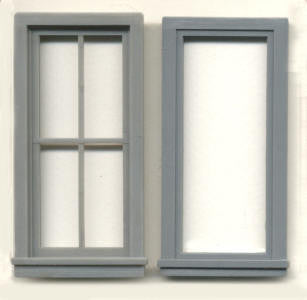 Grandt Line 3913 G Scale 36" x 78" 4-Pane Window - pkg(1)