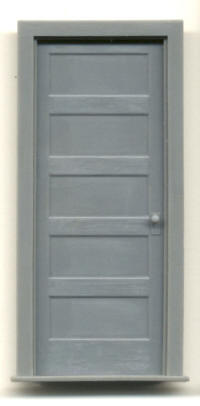 Grandt Line 3934 G Scale 1-5/8" x 3-9/16" Door - 5 Panel - pkg(1)