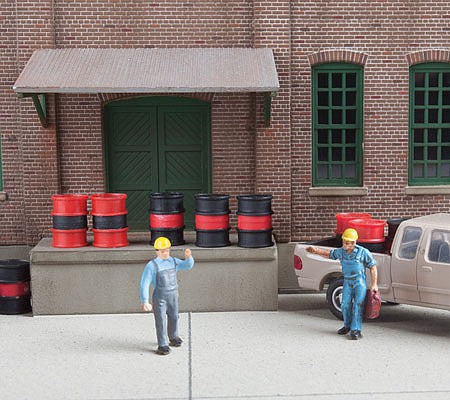 Walthers SceneMaster 4152 HO Scale Oil Drums pkg(24) - Kit