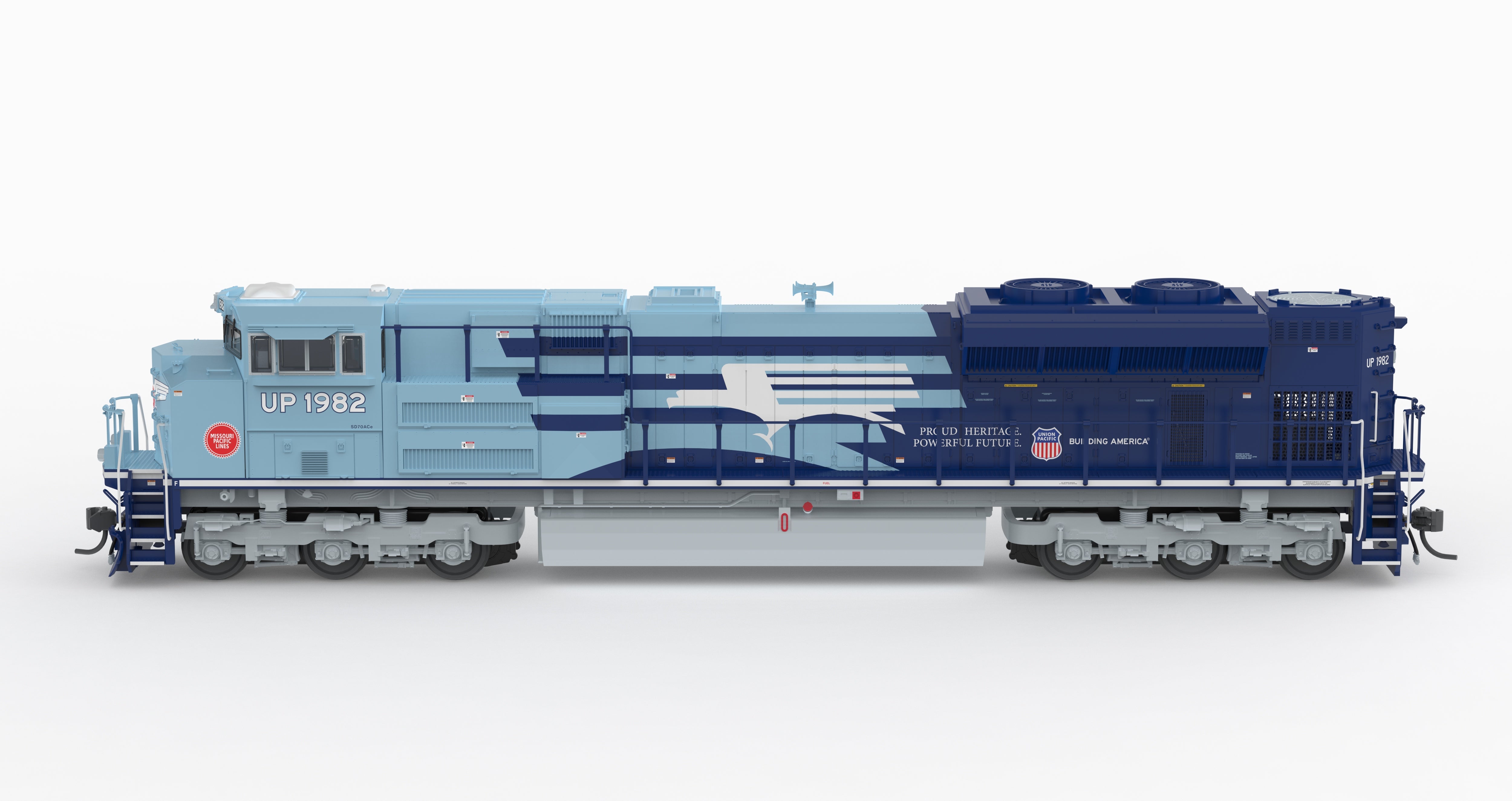 BLI 10440 HO SD70ACe UP 1982 - trucks and fuel tank