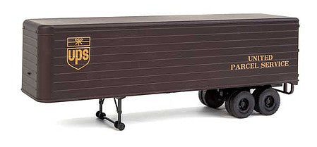 Walthers SceneMaster 2428 HO Scale 35' Fluted-Side Trailer 2-Pack - UPS
