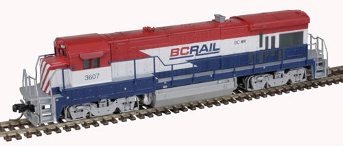 Atlas 40005447 N scale B36-7 Silver - BC Rail #3613 (DC)