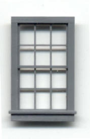 Grandt Line 4028 S Scale 36" x 64" Double-Hung Window - 12 Pane - pkg(3)