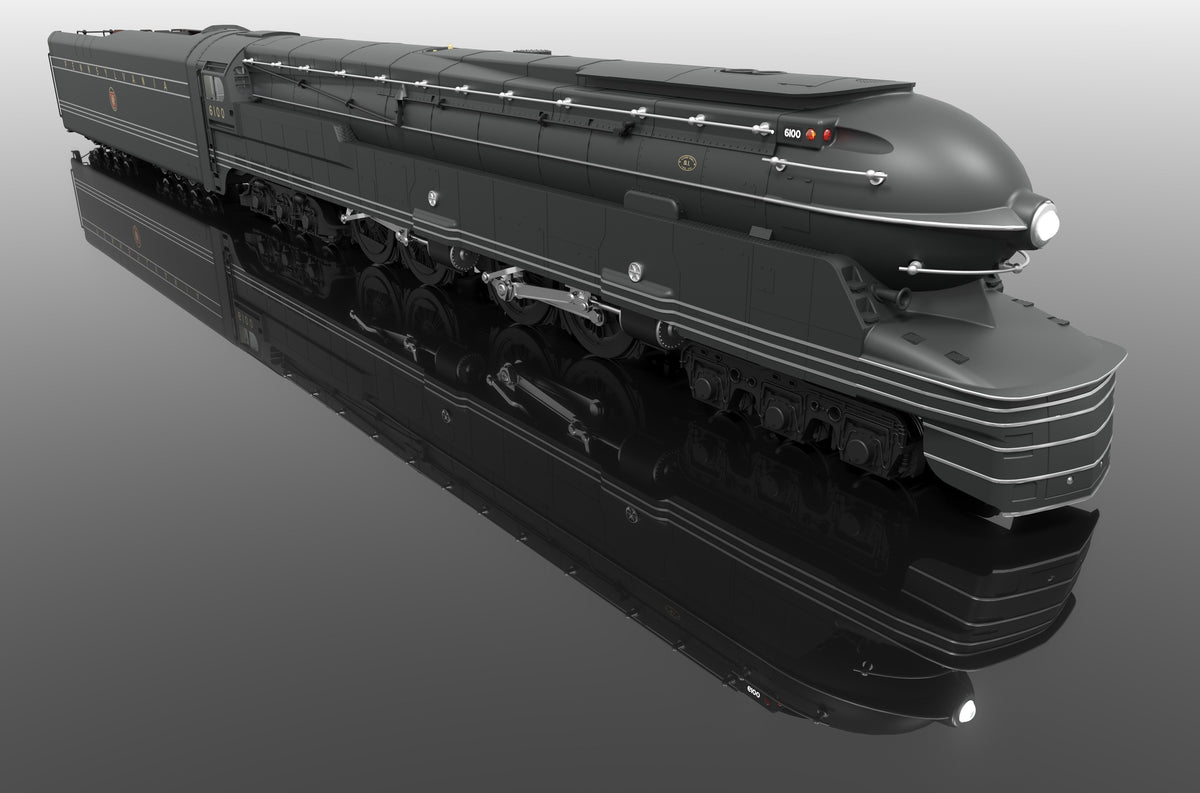 Broadway Limited Imports 4375 HO PRR S1 6-4-4-6 Duplex, #6100, Paragon4 Sound/DC/DCC, Smoke - view 7