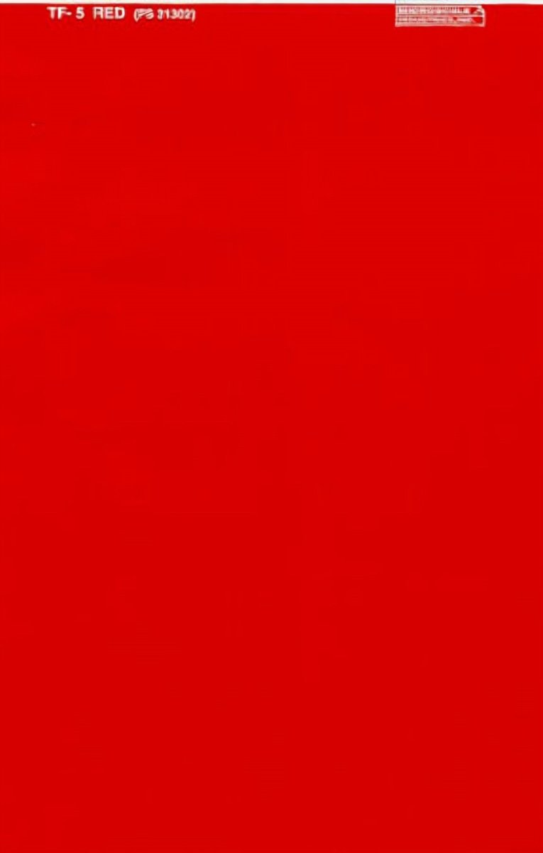 Microscale TF - 5 Red (1795MS) All Scale Trim Film - Oakville Model Trains Depot