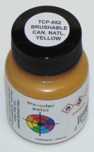 Tru - Color TCP - 852 Flat/Brushable Canadian National Yellow 1 oz - Oakville Model Trains Depot