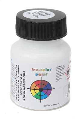Tru - Color TCP - 431 Matte White 1 oz - Oakville Model Trains Depot