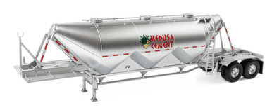 Walthers SceneMaster 2621 HO Scale Dry Bulk Semi Trailer - Assembled - Medusa Cement
