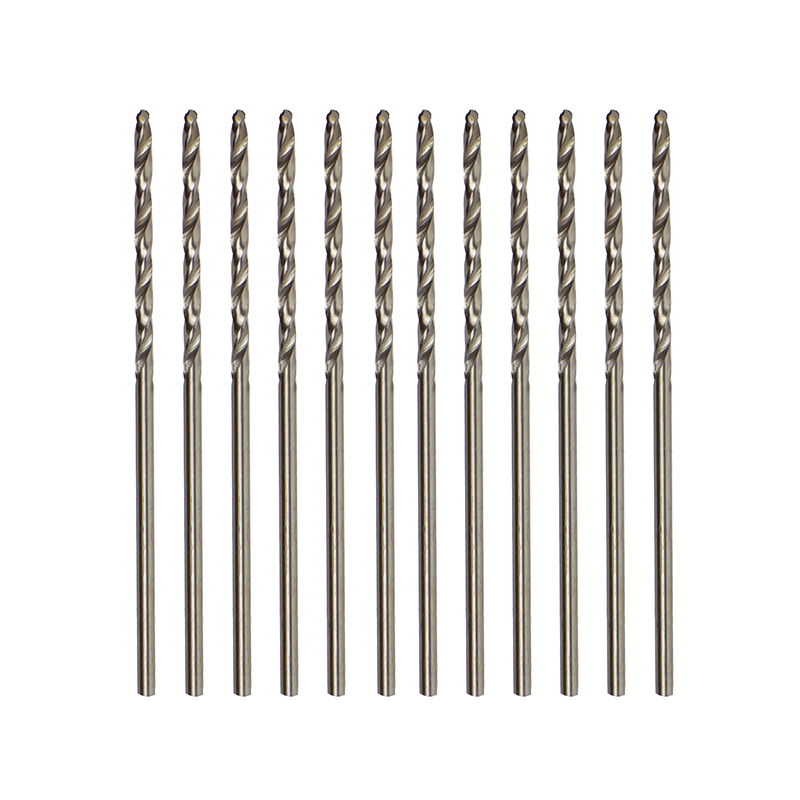 Excel 50053 #53 Fine High-Speed Twist Drill Bits, Pack of 12