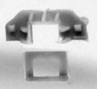 Grandt Line 5006 HO Scale Colorado Style Box Car Coupler Pockets - pkg(4)