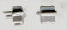 Grandt Line 5012 HO Scale Stake Pockets - Single U-Bolt - pkg(24)