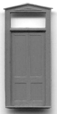 Grandt Line 5013 HO Scale 36" Durango Station Door w/Frame and Transom - pkg(2)