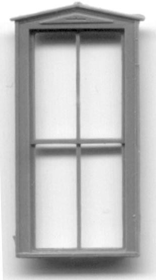 Grandt Line 5014 HO Scale 36" x 87" Durango Station Window, 4-Pane - pkg(8)