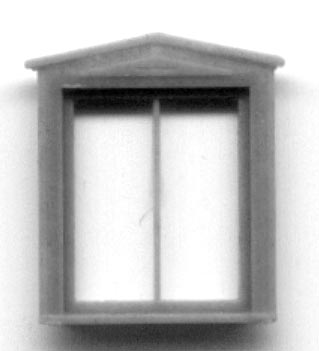 Grandt Line 5016 HO Scale 36" x 44" Durango Station Window, 2-Pane - pkg(8)