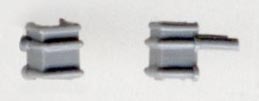 Grandt Line 5036 HO Scale Stake Pockets with 2 U-Bolts - pkg(24)