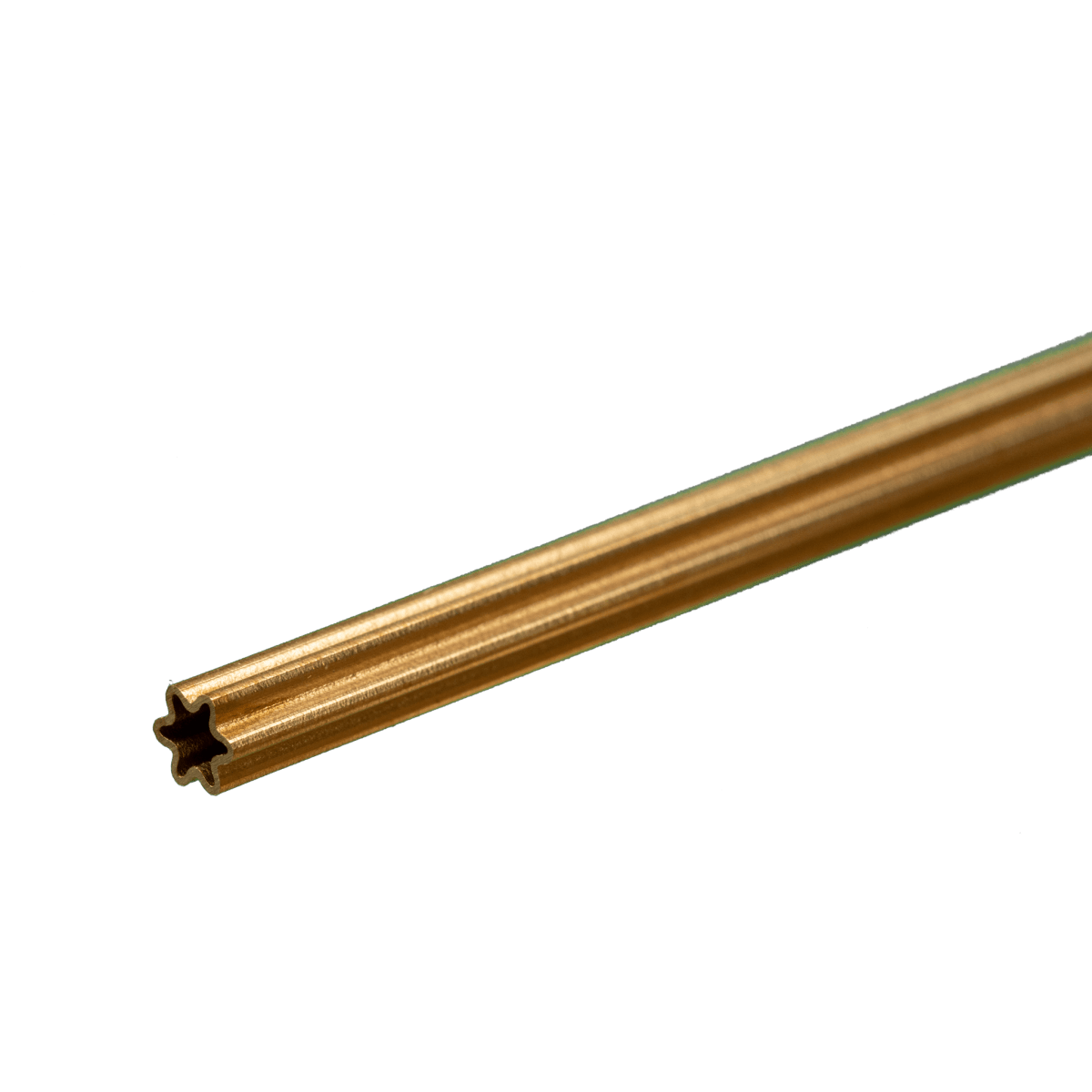 K&S 5089 Brass Star Tube (Large) 0.014" Wall x 12" Long (1 Piece) - Oakville Model Trains Depot
