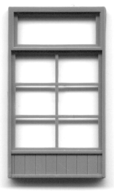 Grandt Line 5138 HO Scale 5'5" x 9'7" Store Window - pkg(4)