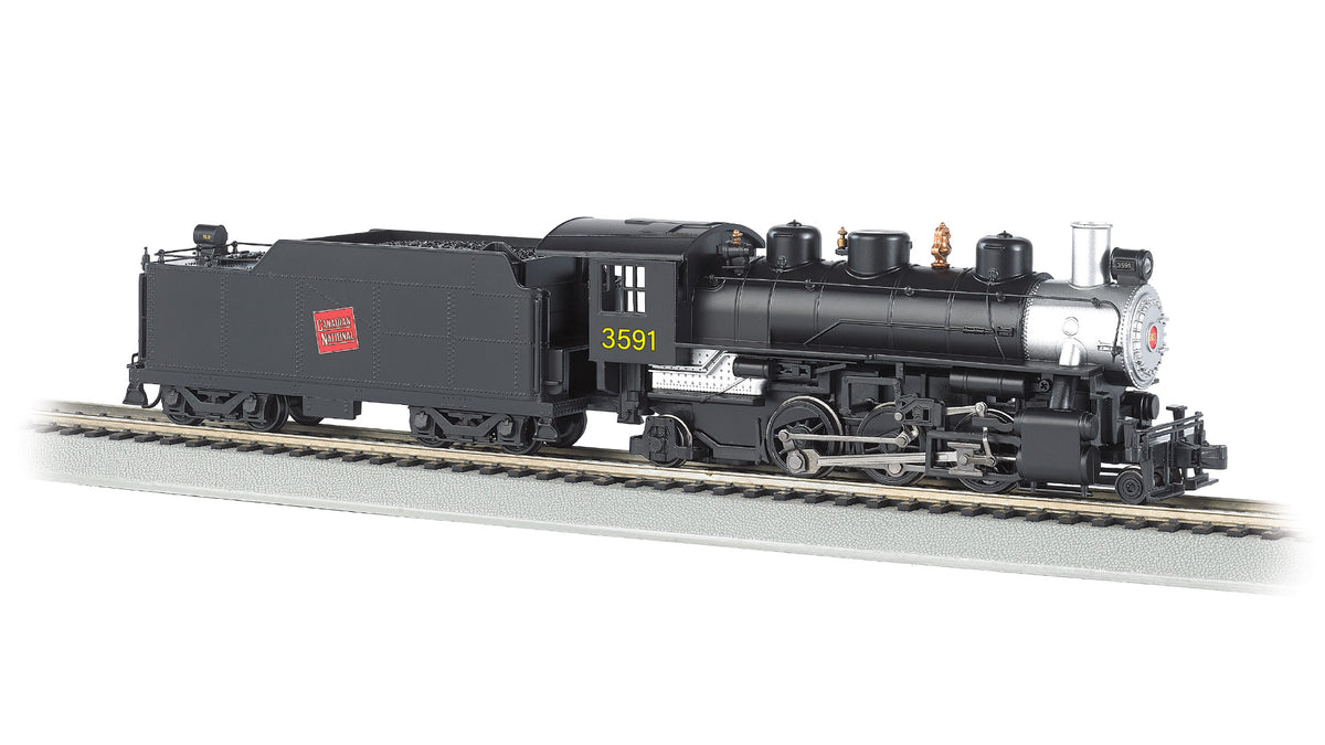 Bachmann 51531 HO Scale 2-6-2 Prairie Steam Locomotive w/Smoke - Canadian National #3591 (DC)