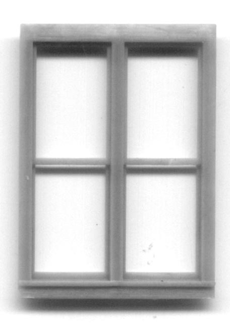 Grandt Line 5205 HO Scale 65" x 92" Double-Hung Window - pkg(3)