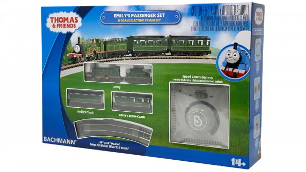 Bachmann 24031 N Scale Thomas & Friends Emily's Passenger Set