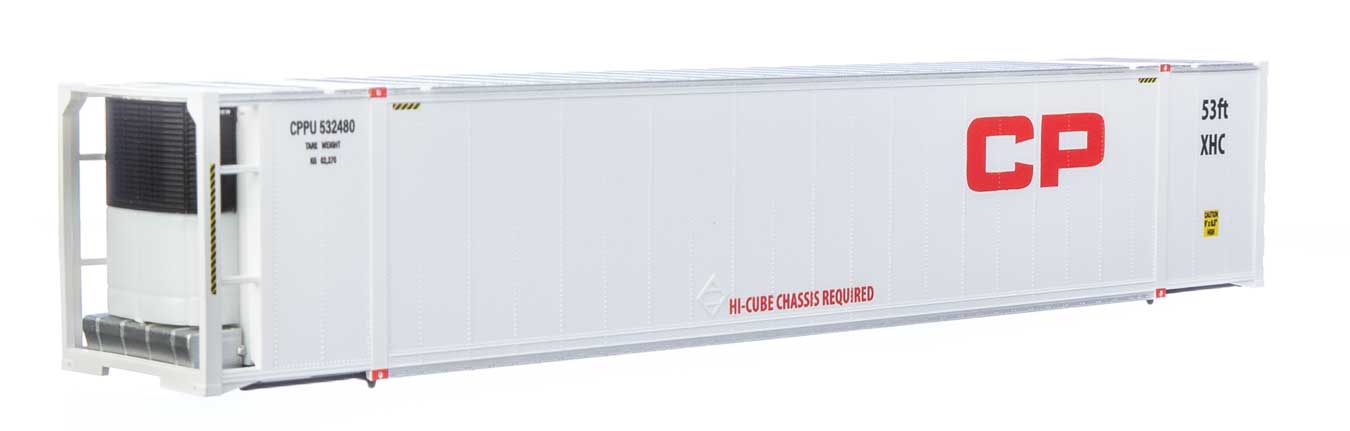 Walthers SceneMaster 8703 HO Scale 53' Reefer Container Canadian Pacific (CP)