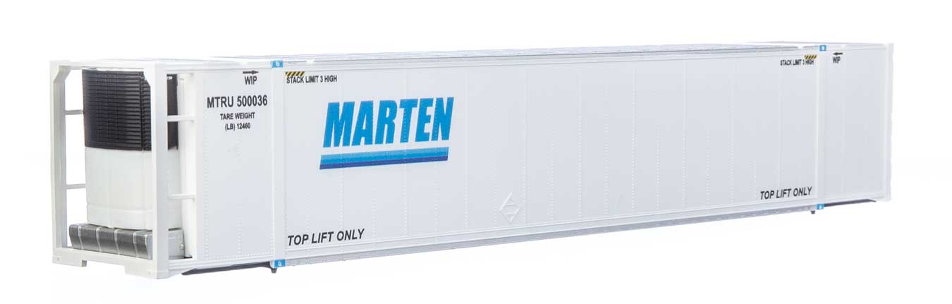 Walthers SceneMaster 8707 HO Scale 53' Reefer Container Marten