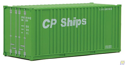 Walthers SceneMaster 8010 HO Scale 20' Corrugated Container Assembled - CP