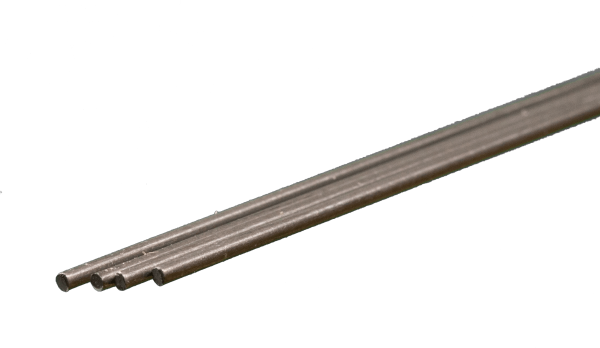 K&S 5497 Music Wire 0.039" OD x 12" Long (4 Pieces) - Oakville Model Trains Depot