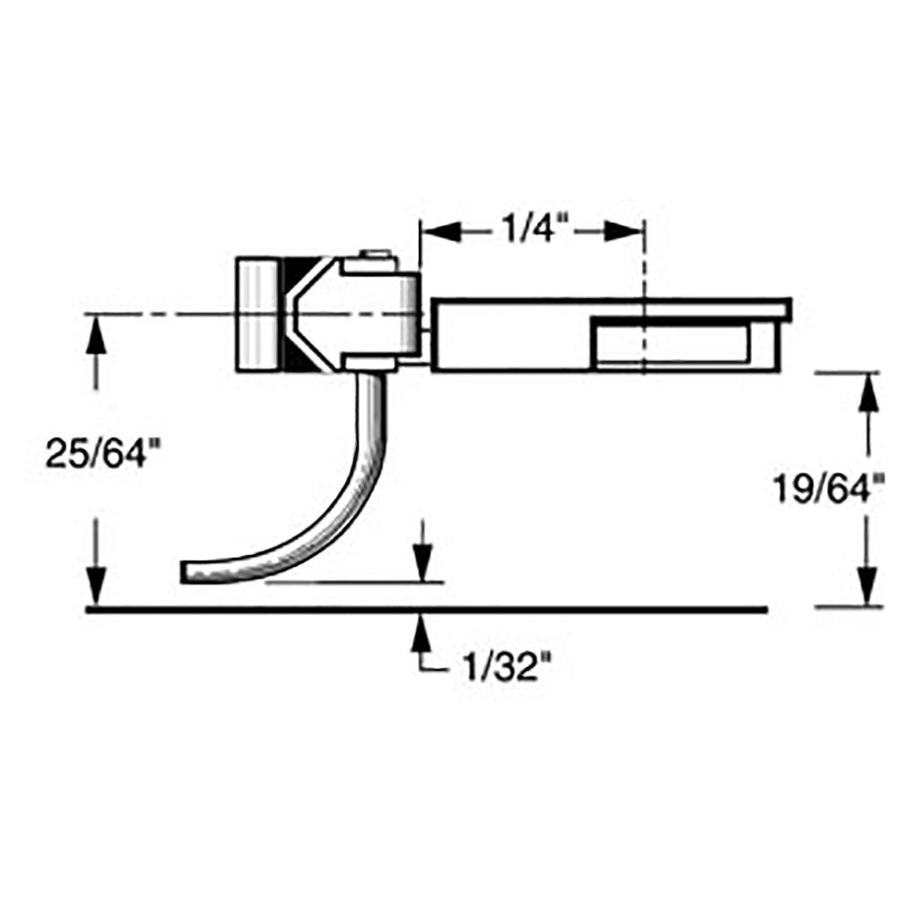 Kadee #24 HO 20-Series Plastic Couplers with Gearboxes - Short (1/4") Underset