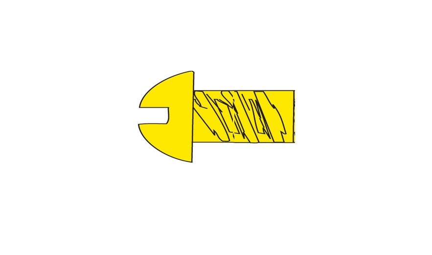 Woodland Scenics H805 Round Head Screw 0-80 1/8 - 5pcs