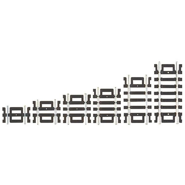 Atlas 847 HO Scale Code 100 Snap Track Assortment of Short Pieces - 12pcs