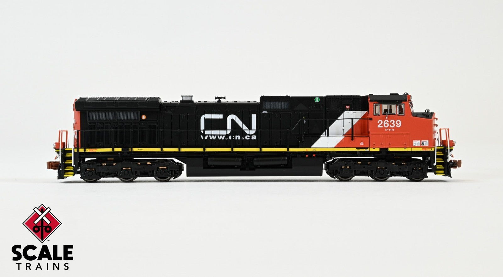 SCALETRAINS Rivet Counter N Scale GE DASH 9, Canadian National/Website #2639 DC