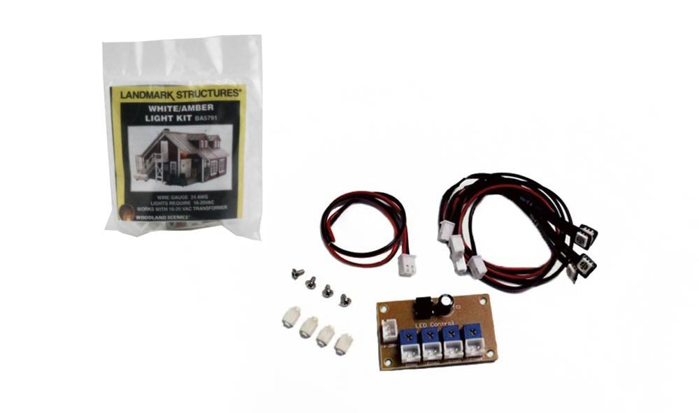 Woodland Scenics BA5791 White/Amber Light Kit