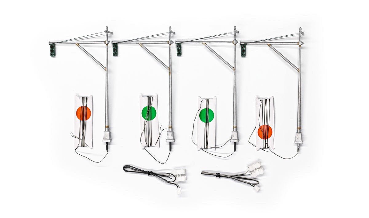 Woodland Scenics JP5666 O Scale Mast Arm Traffic Lights - Oakville Model Trains Depot