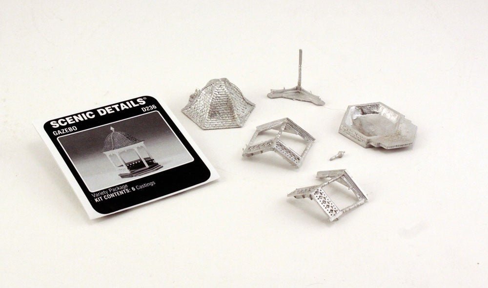 Woodland Scenics D236 HO Scale Gazebo Kit - Oakville Model Trains Depot
