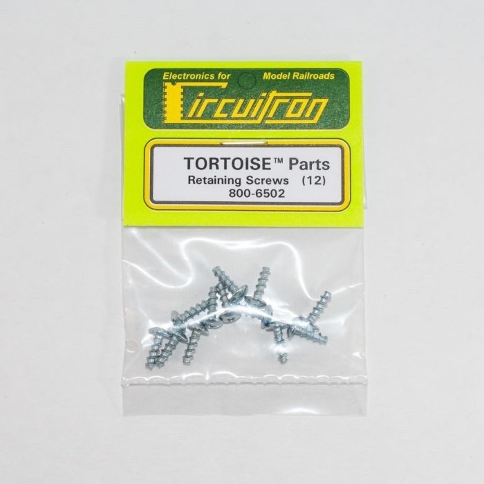 Circuitron 6502 Tortoise Switch Machine Parts Screws - 12pcs