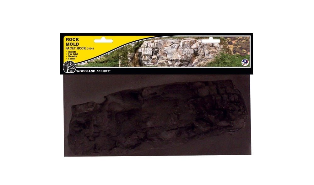 Woodland Scenics C1244 Facet Rock Mold - Oakville Model Trains Depot