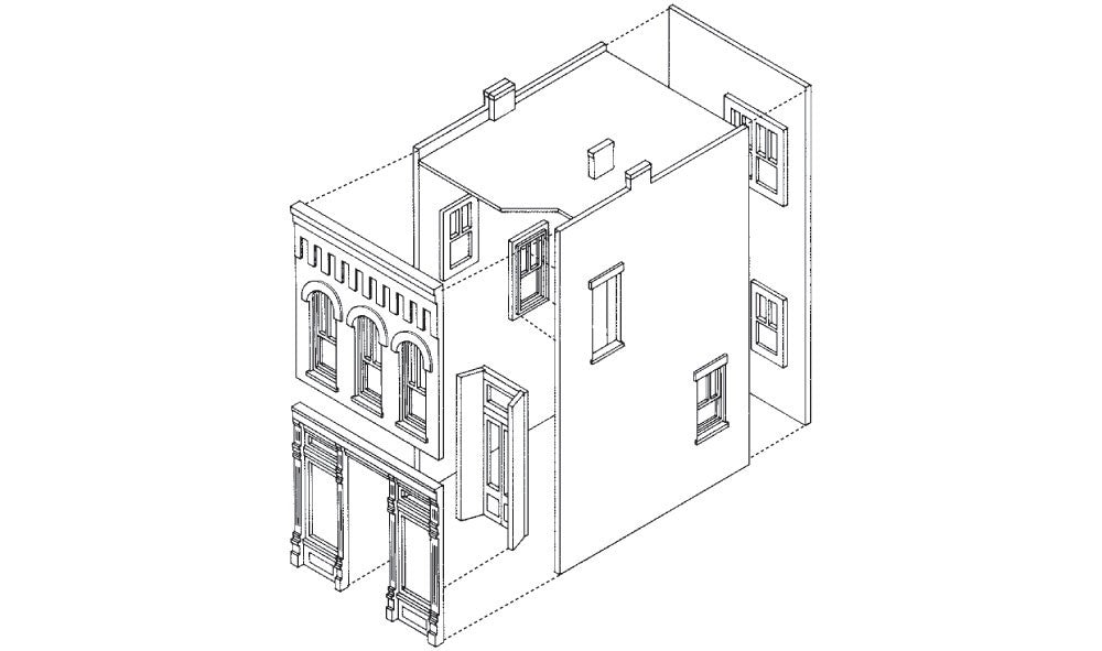 Woodland Scenics DPM 20200 HO Scale Pam's Pet Shop Building Kit