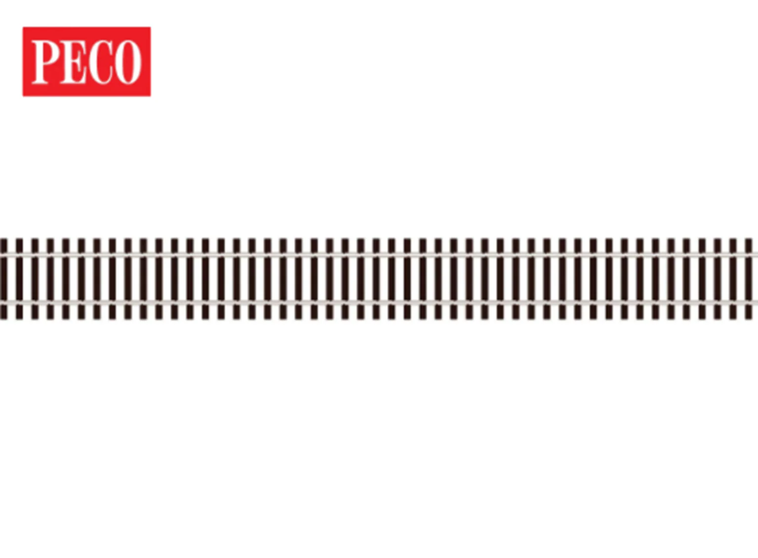 PECO SL-8300 HO/OO Code 83 Wooden Ties Flex Track (36" / 25 pcs)