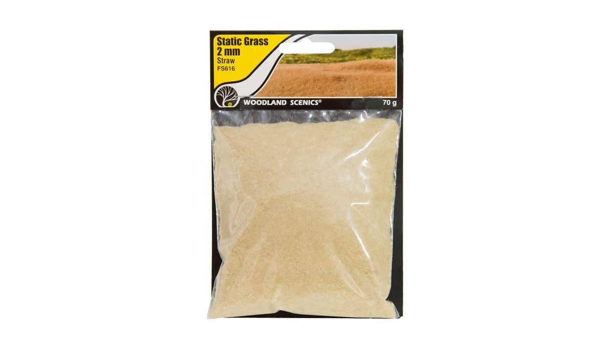 Woodland Scenics FS616 Static Grass Straw 2mm