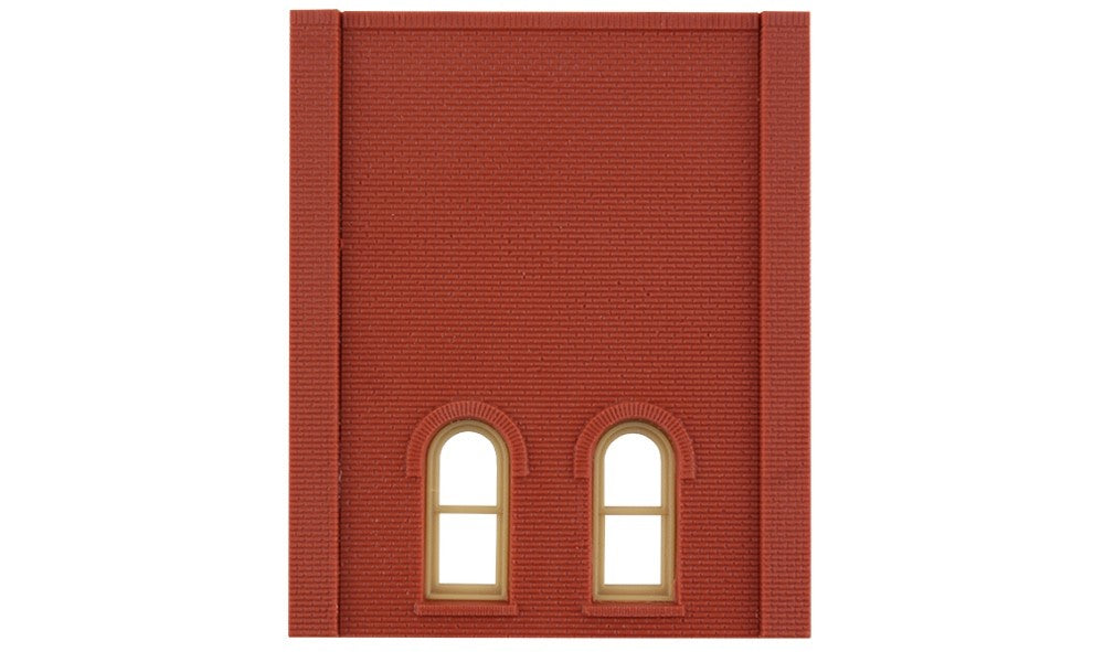 Woodland Scenics DPM 30110 HO Scale Two-Story Arched 2-Window Low Kit